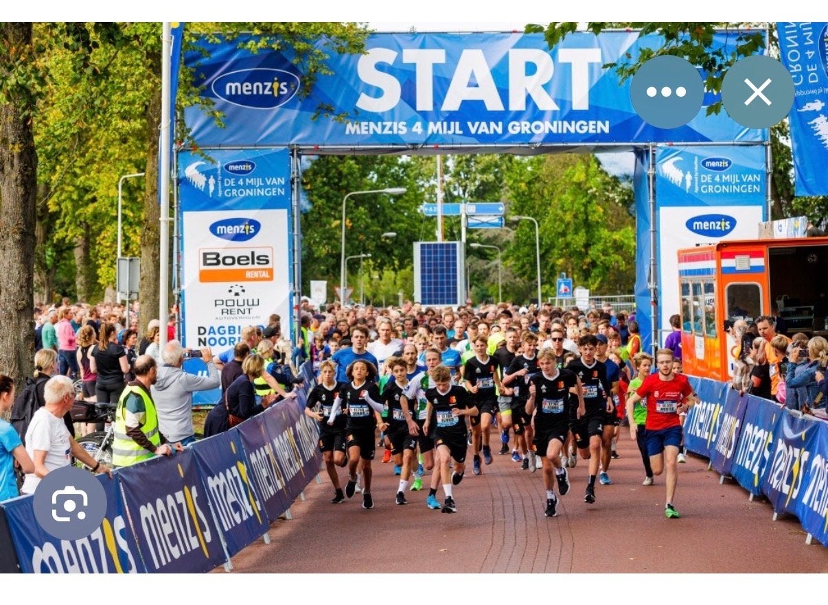 3 tickets voor jeugdloop 4 mijl Groningen