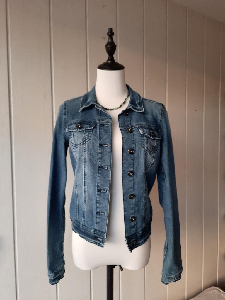 Vila denim blazer, Blauw, Vila, Ophalen of Verzenden, Zo goed als nieuw