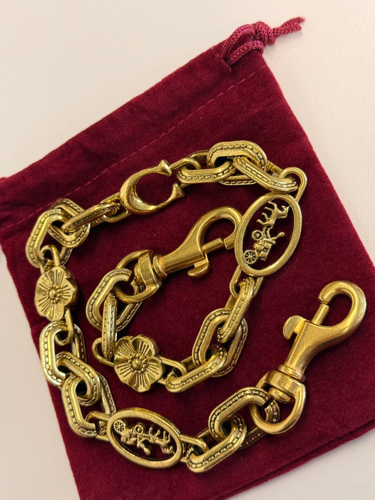 Chain bag Charm sleutelhanger (goud), Verzenden, Nieuw, Overige kleuren, Handtas