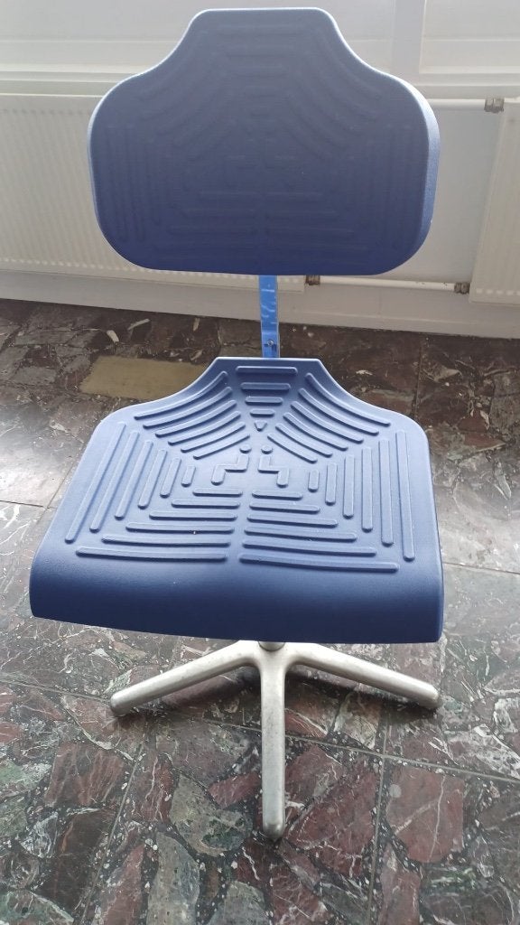 Partij Werksitz type WS 1210 E industriële werkstoelen, Ophalen, In hoogte verstelbaar, Gebruikt, IJzer