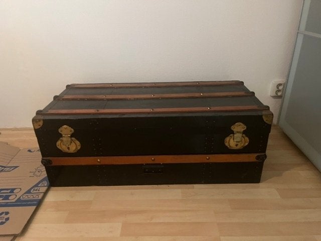Vintage reiskoffer / kist, Ophalen, Gebruikt