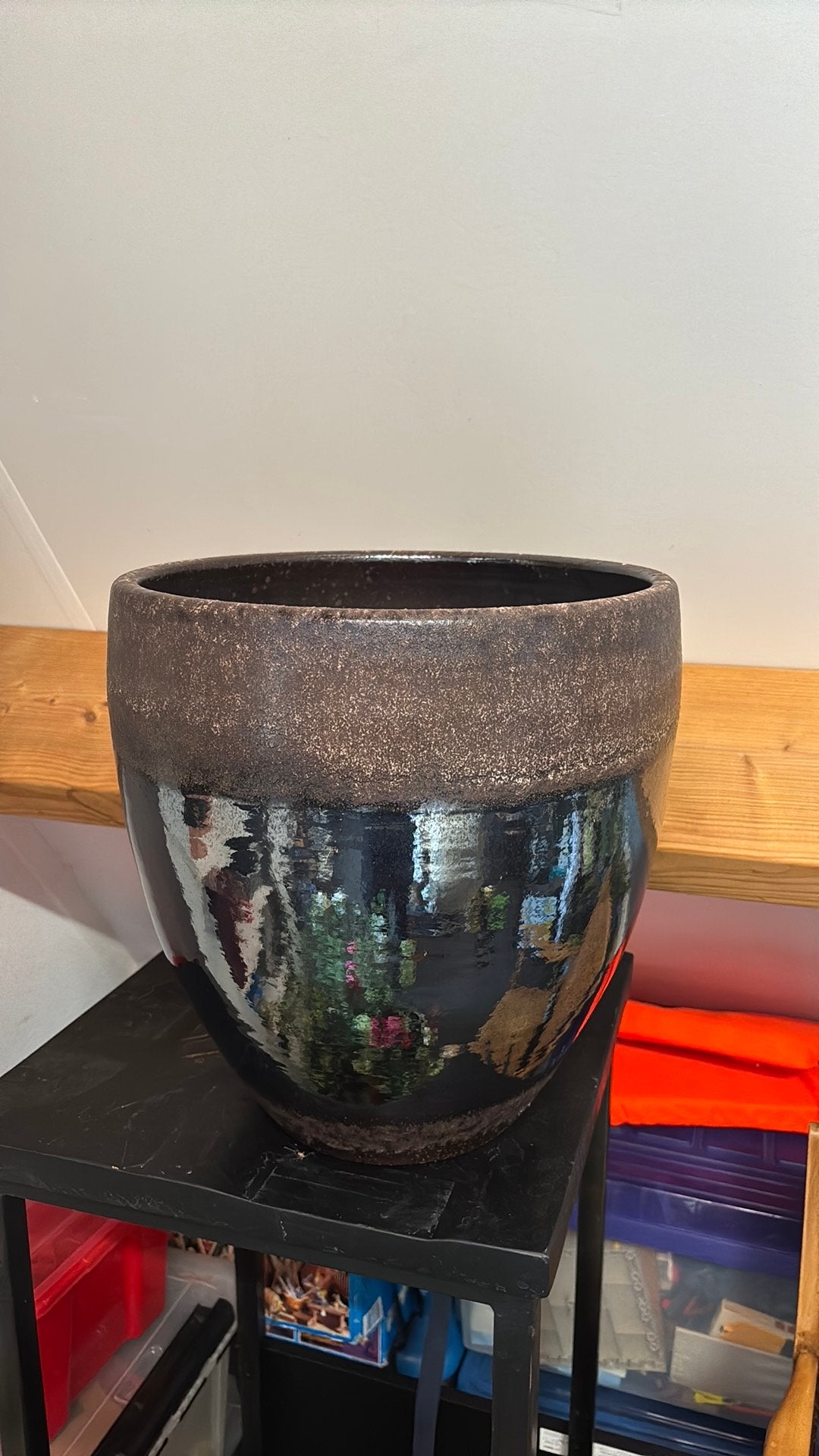 Grote planten pot, Huis en Inrichting, Woonaccessoires | Vazen, Ophalen, Zo goed als nieuw