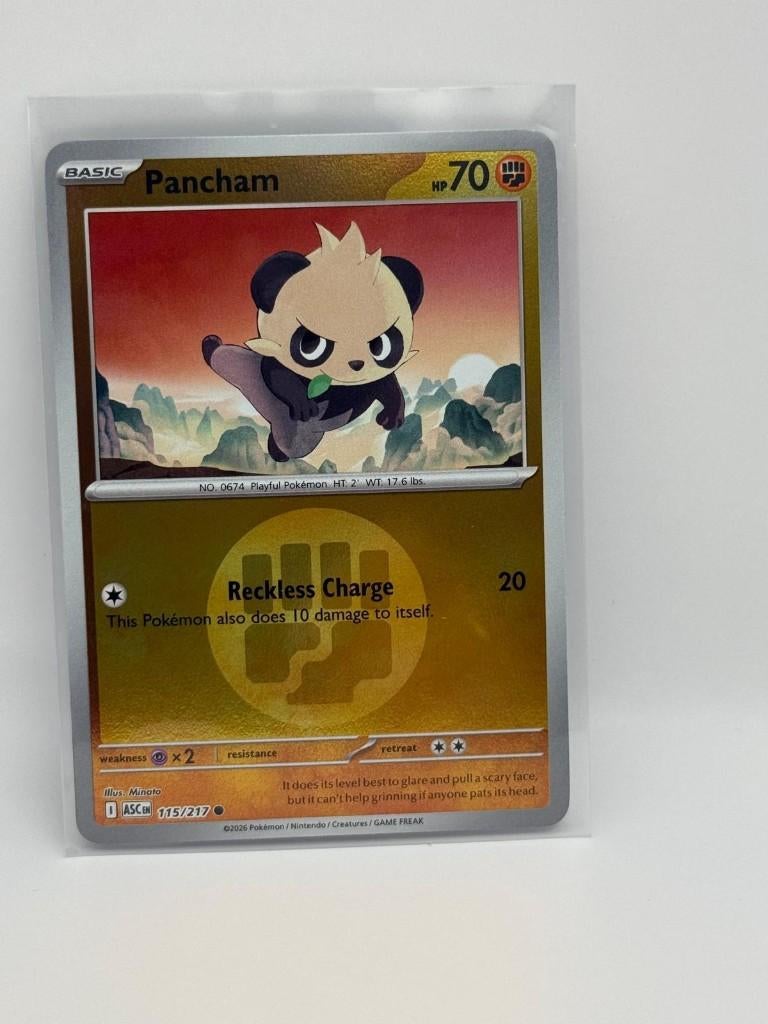 Pancham [Energy] #115 Pokemon Ascended Heroes, Verzenden, Nieuw, Losse kaart