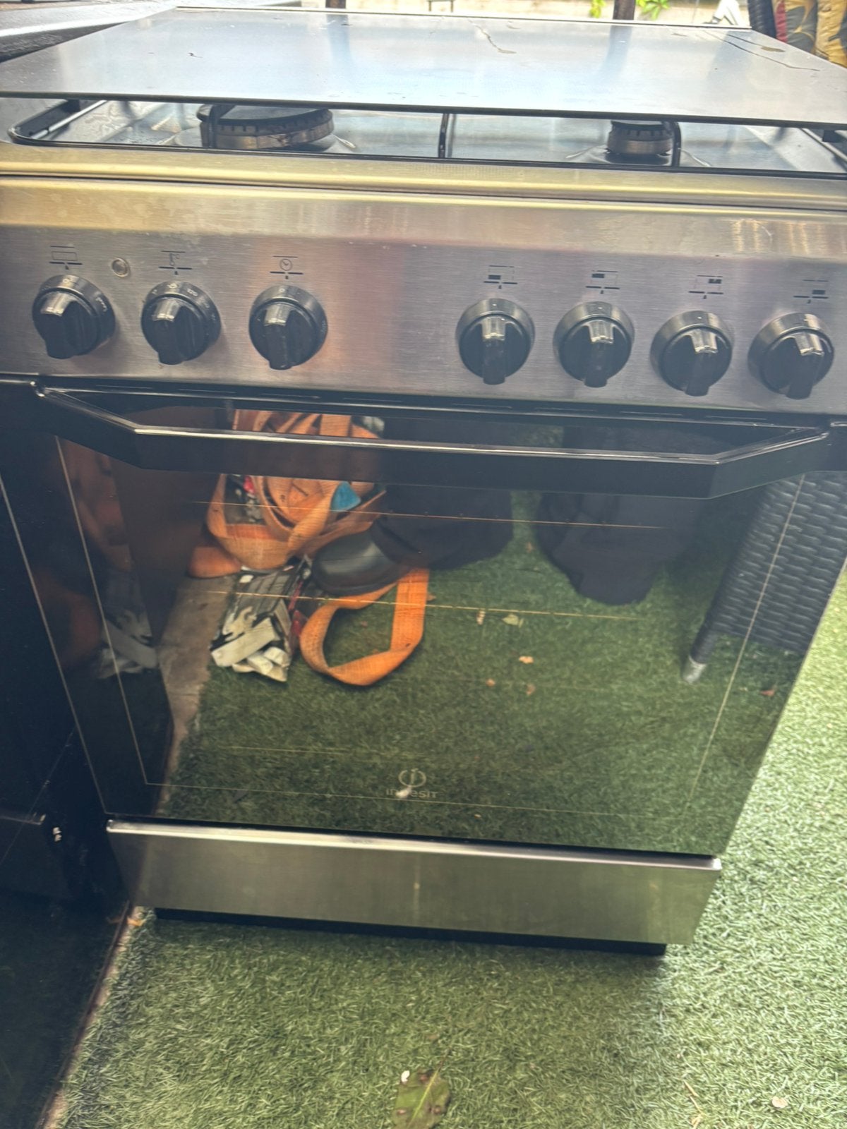 Te koop gasfornuis met oven, Witgoed en Apparatuur, Ophalen, Gebruikt, 3 kookzones of minder, Gas