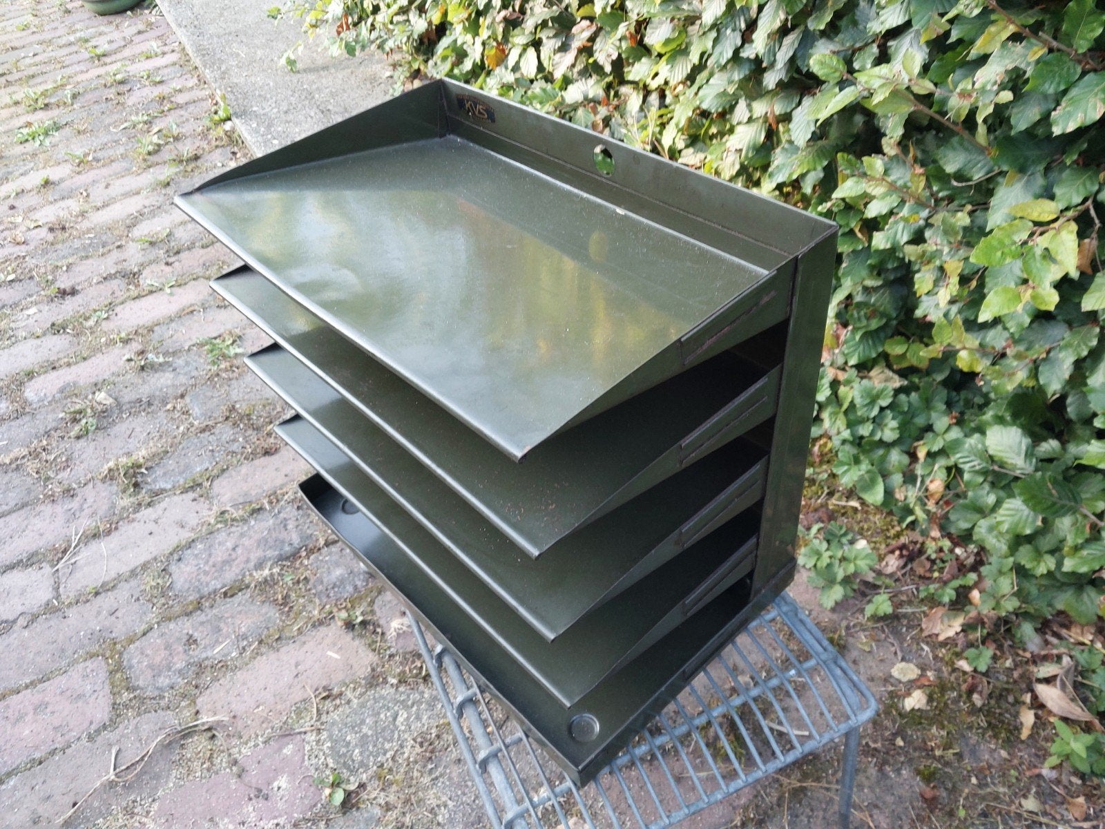 Vintage KVS Stalen Brievenlade, Ophalen