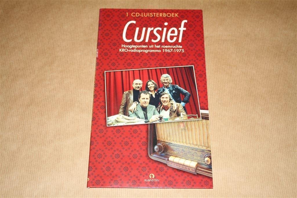 Luisterboek. Cursief. Hoogtepunten KRO-radioprogramma., Ophalen of Verzenden