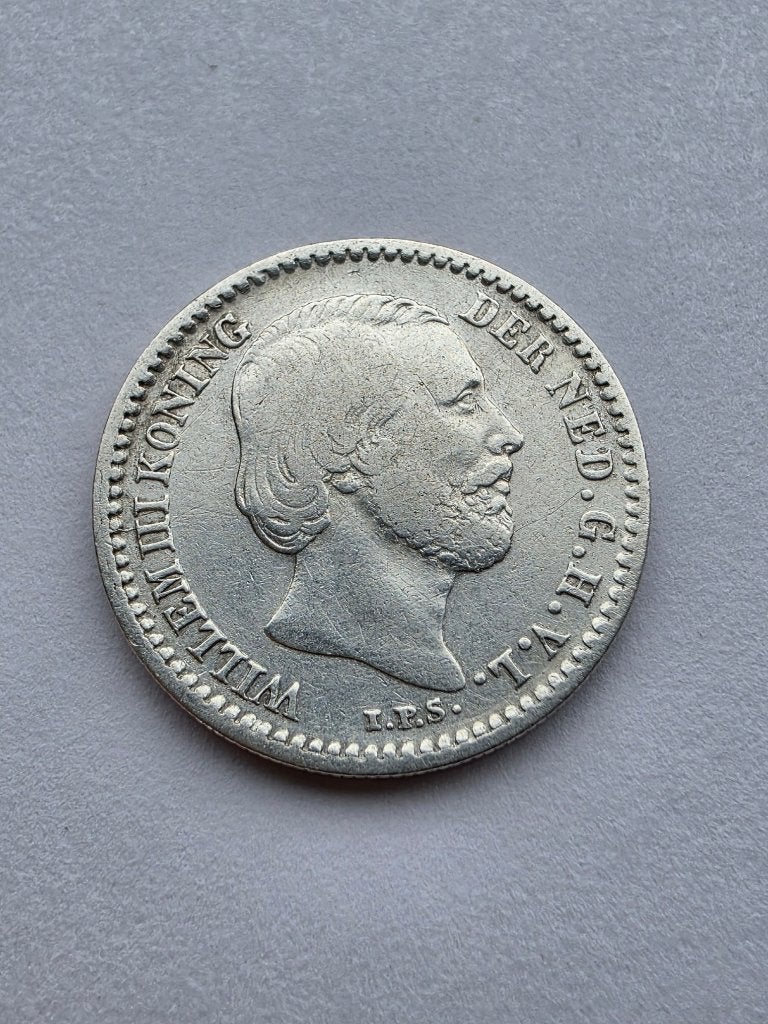 10 CENT 1881, Postzegels en Munten, Koning Willem III, Zilver, Ophalen of Verzenden, 10 cent