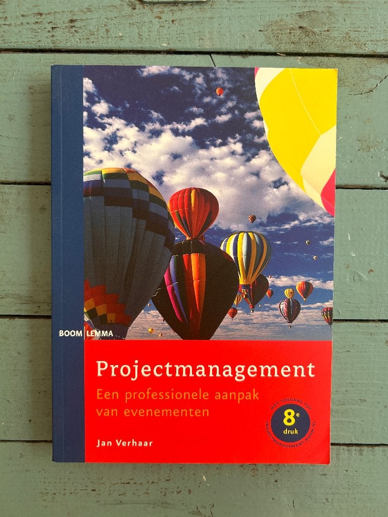 Projectmanagement: Een professionele aanpak van evenementen, Zo goed als nieuw, Boom Lemma, Alpha, HBO