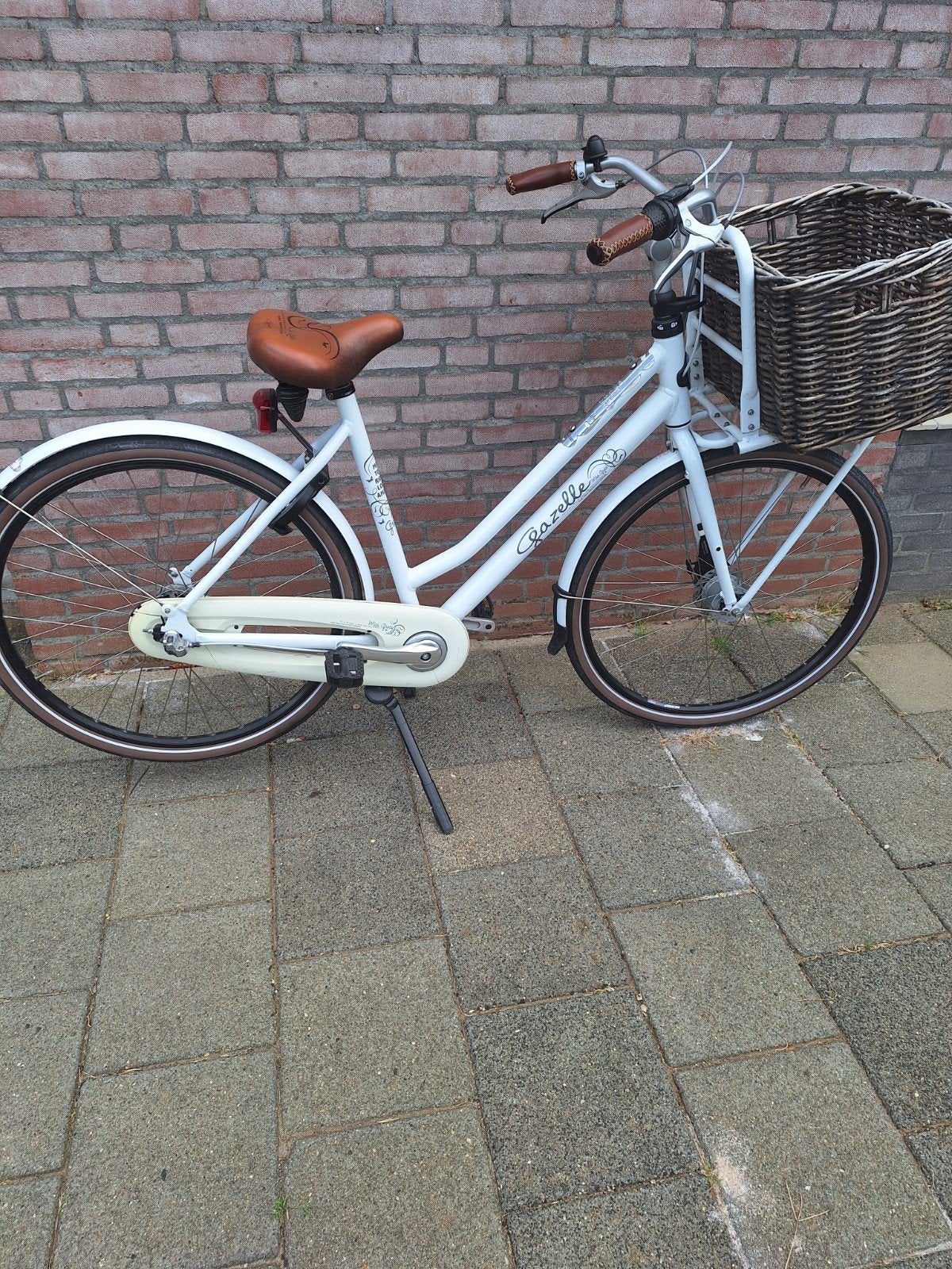 Gazelle Miss Grace D54 met 3 versnellingen en mand, Ophalen, Velgrem, Versnellingen, Gazelle