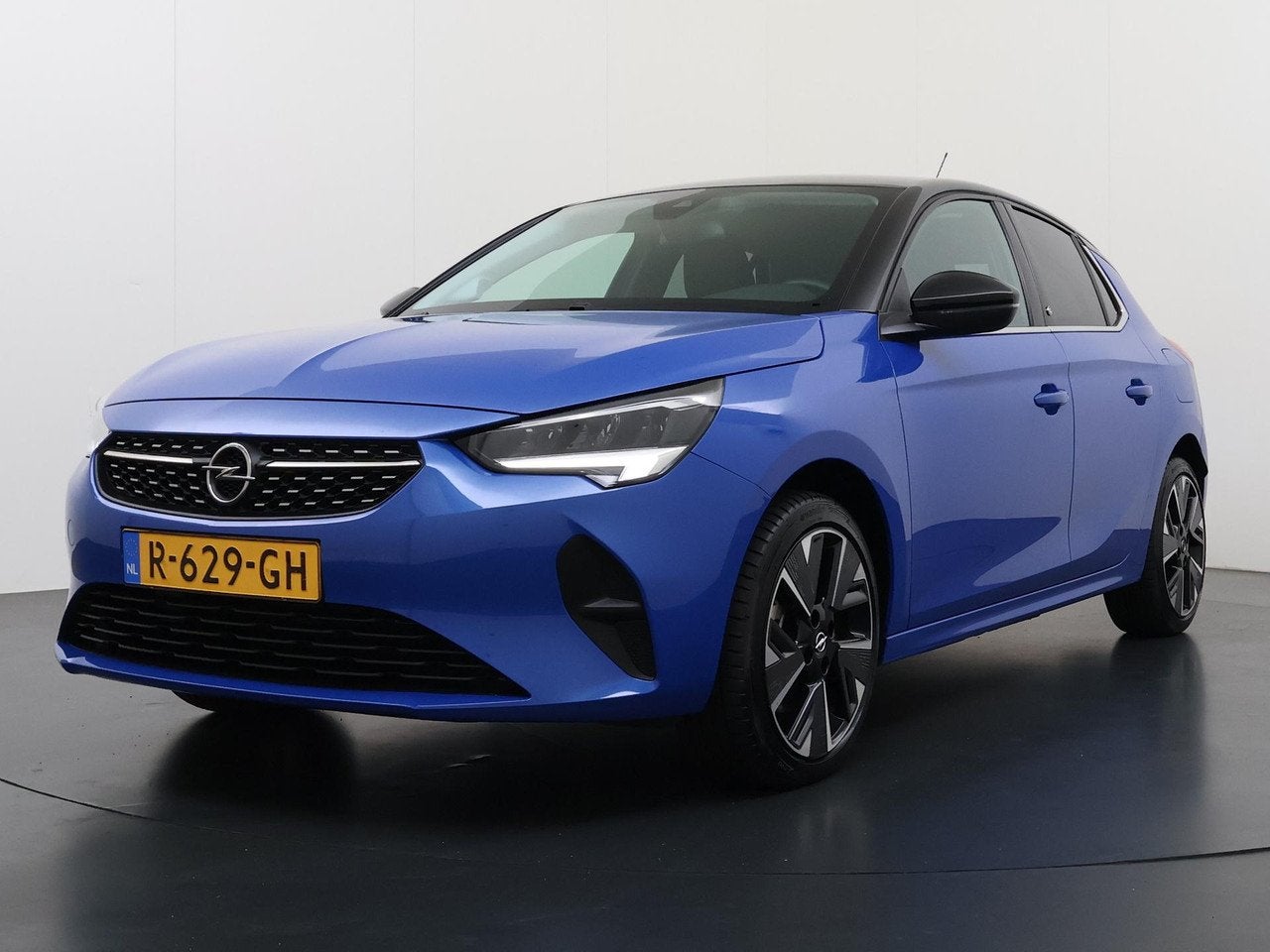 Opel CORSA-E Elegance 50kWh | 1ste eigenaar | ACCU 90% | Win, Auto's, Dealer onderhouden, 136 pk, Gebruikt, Blauw
