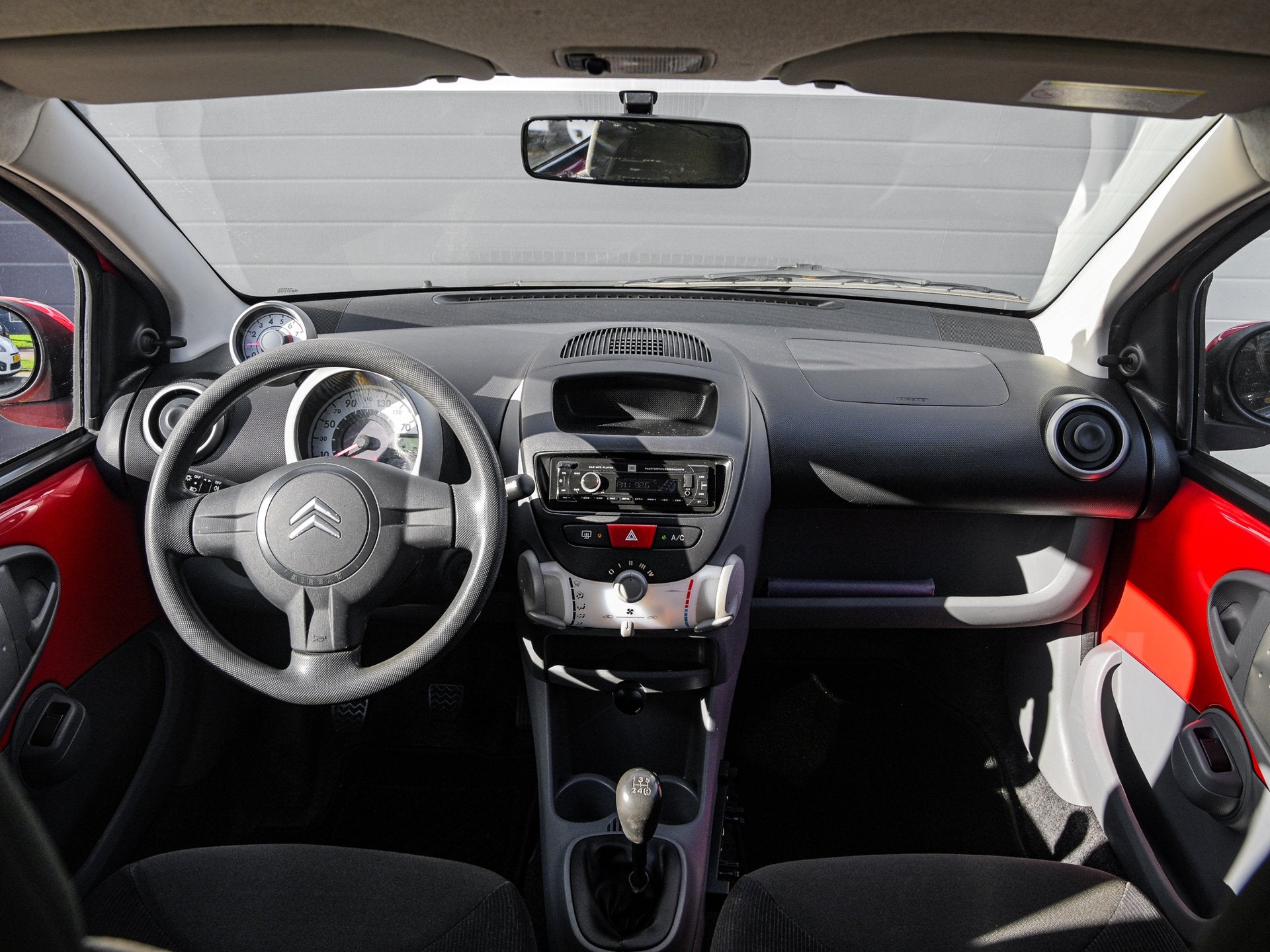 Citroen C1 1.0-12V Séduction | Airco | Elektrisch pakket |, Auto's, Voorwielaandrijving, Stof, Gebruikt, Zwart