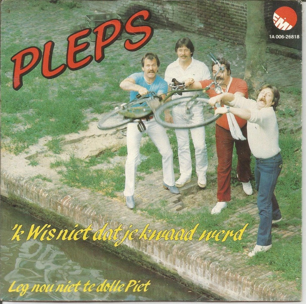 VERKOCHT Pleps ‎– 'k Wis Niet Dat Je Kwaad Werd (1982), Cd's en Dvd's, Vinyl | Nederlandstalig, Gebruikt, Fotohoes, 7 inch, Ophalen of Verzenden