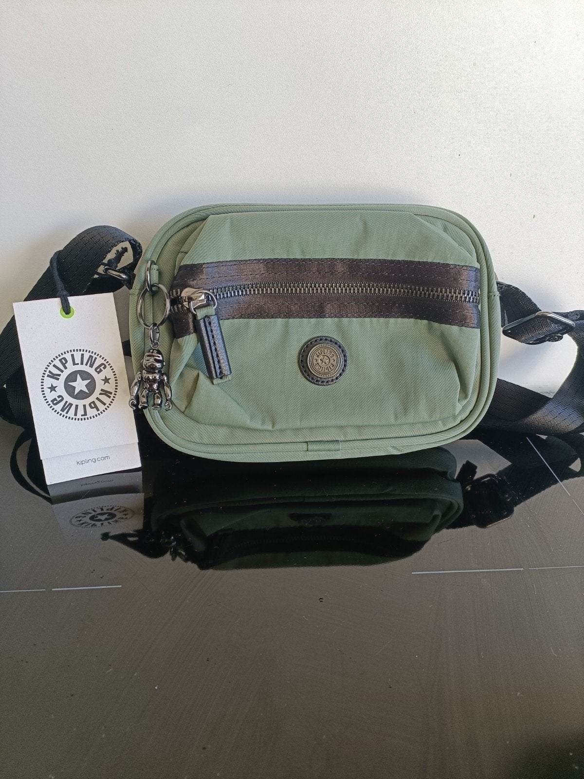 crossbody tasje Kipling nieuw, Ophalen of Verzenden, Nieuw, Groen, Schoudertasje