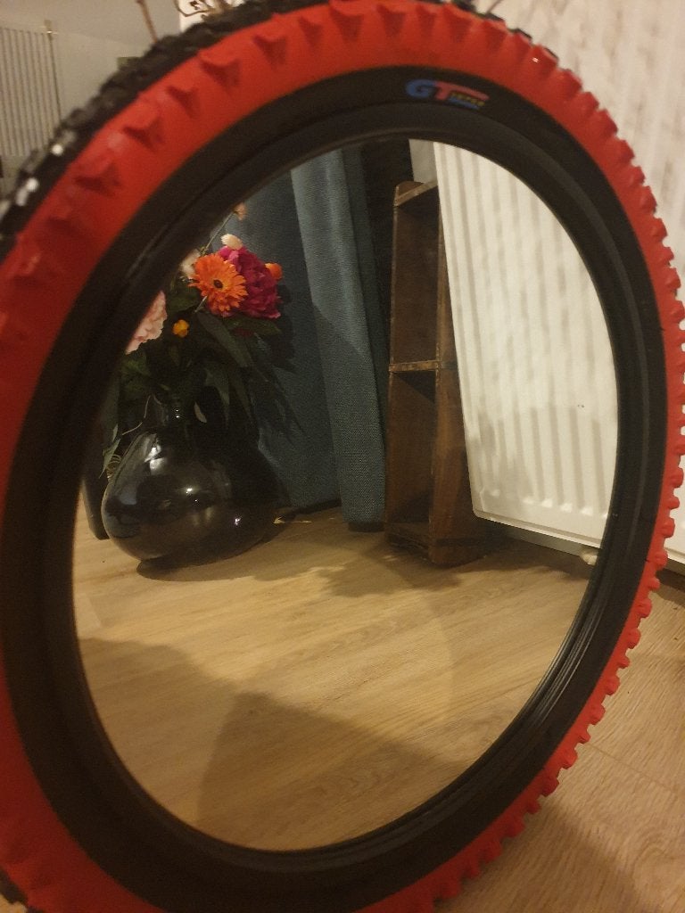Vintage IKEA Volda BMX GT Super band spiegel – 1999 –, Rond, Ophalen of Verzenden, Zo goed als nieuw, Minder dan 100 cm