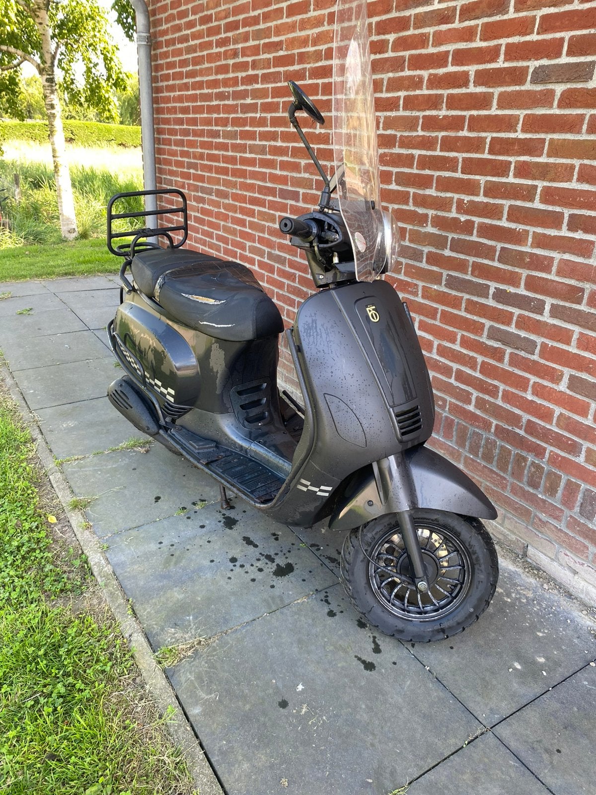GRATIS! Btc riva scooter 50cc 4 takt op brom kenteken!, Fietsen en Brommers, Scooters | Overige merken, Ophalen, Benzine