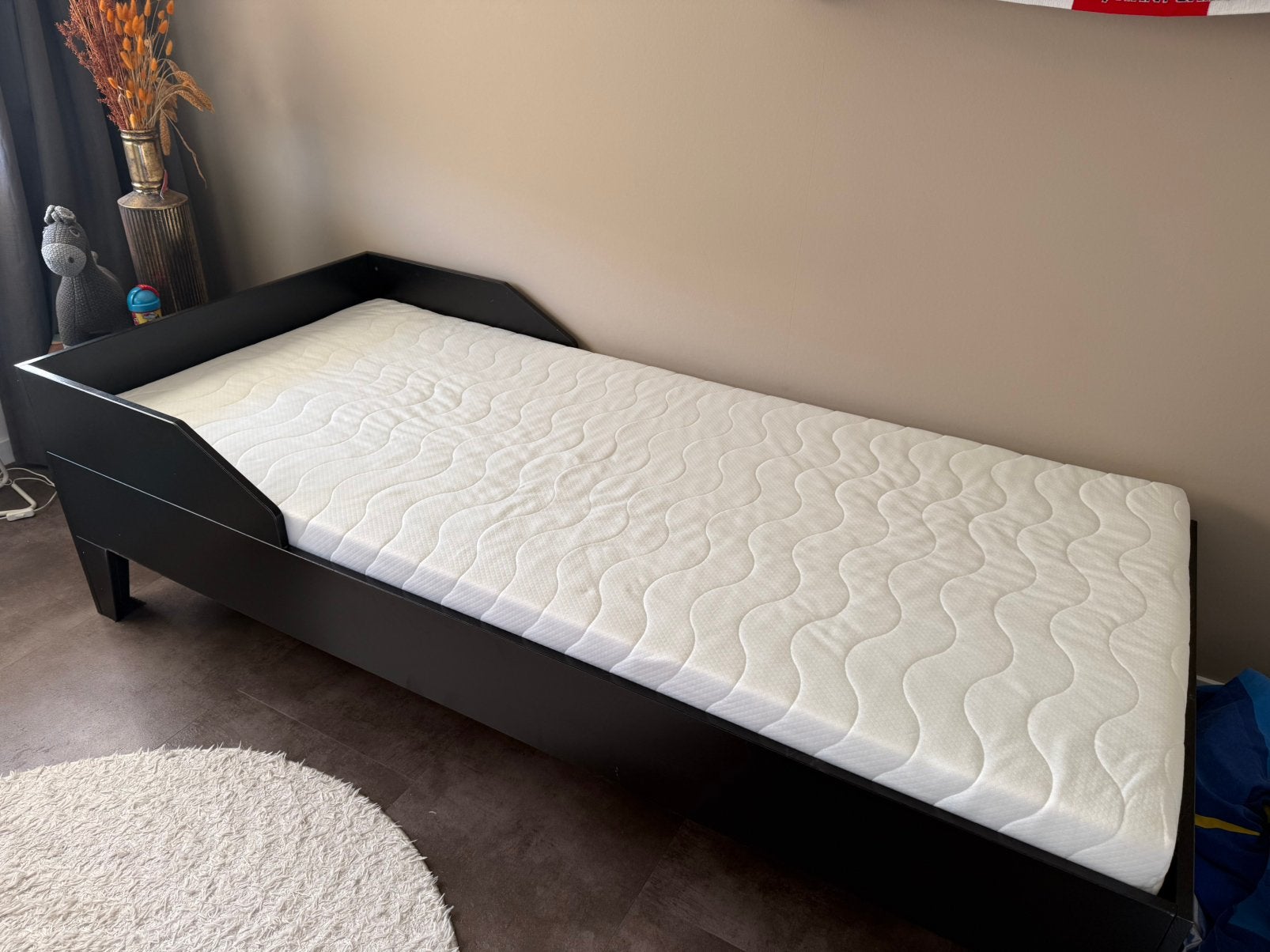 Kindermatras 90x200 cm, 17 cm dik, Ophalen, Zo goed als nieuw, Eenpersoons, 90 cm