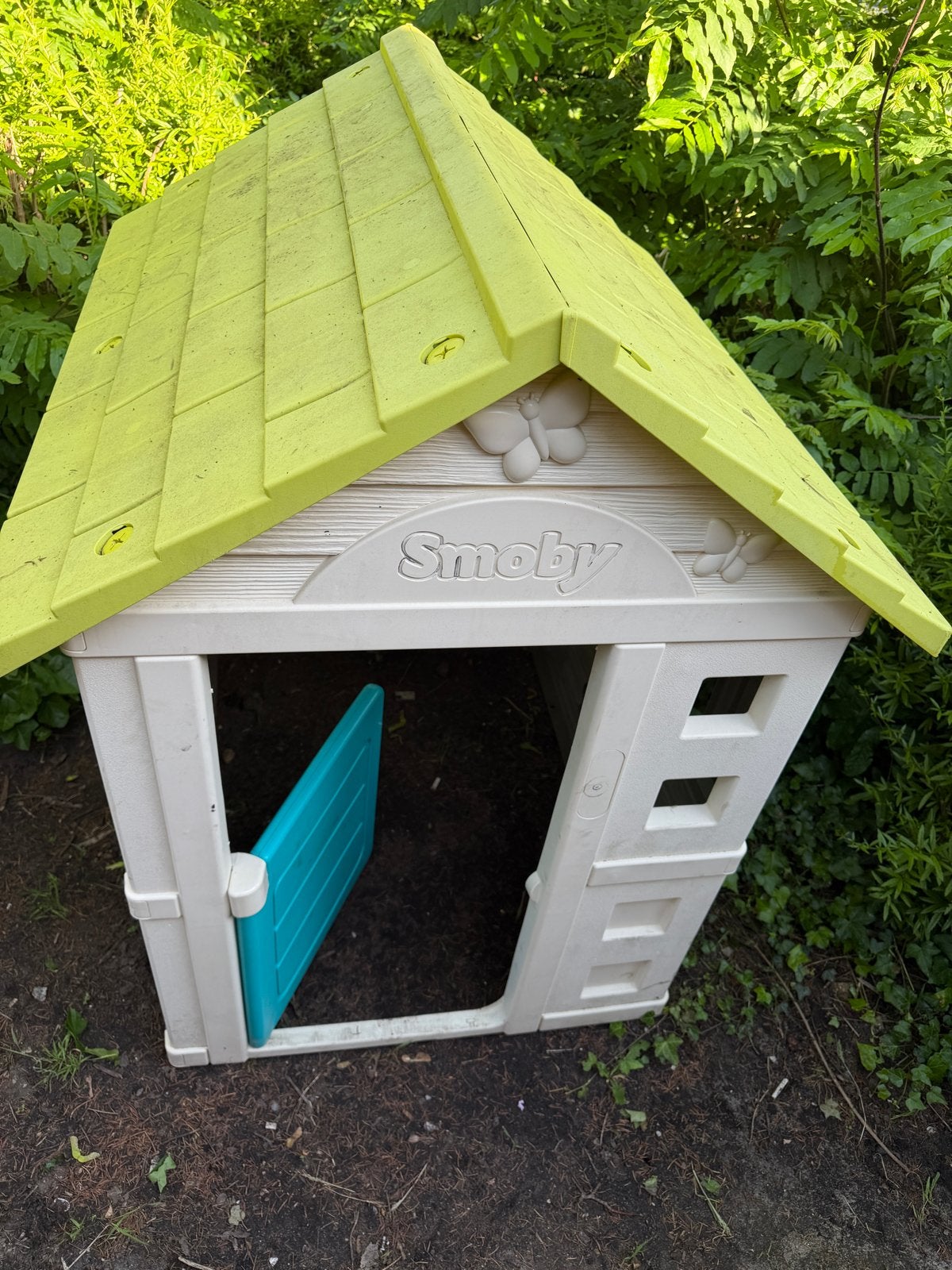 Smoby Speelhuisje voor Kinderen - Groen/Wit Gratis, Ophalen, Gebruikt, Kunststof