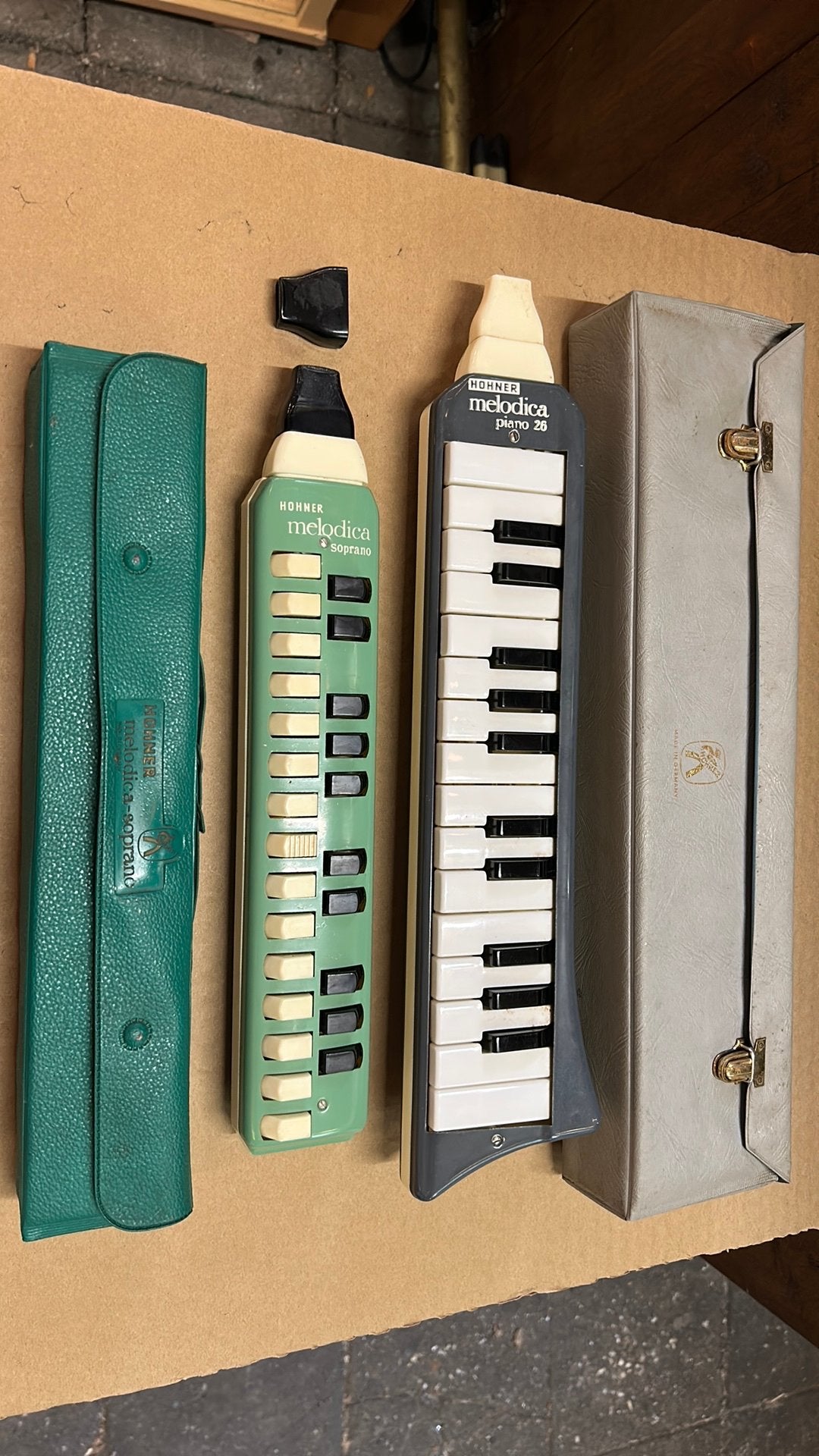 Hohner 2stuks melodica s compleet in koffer, Ophalen, Gebruikt, Overige typen