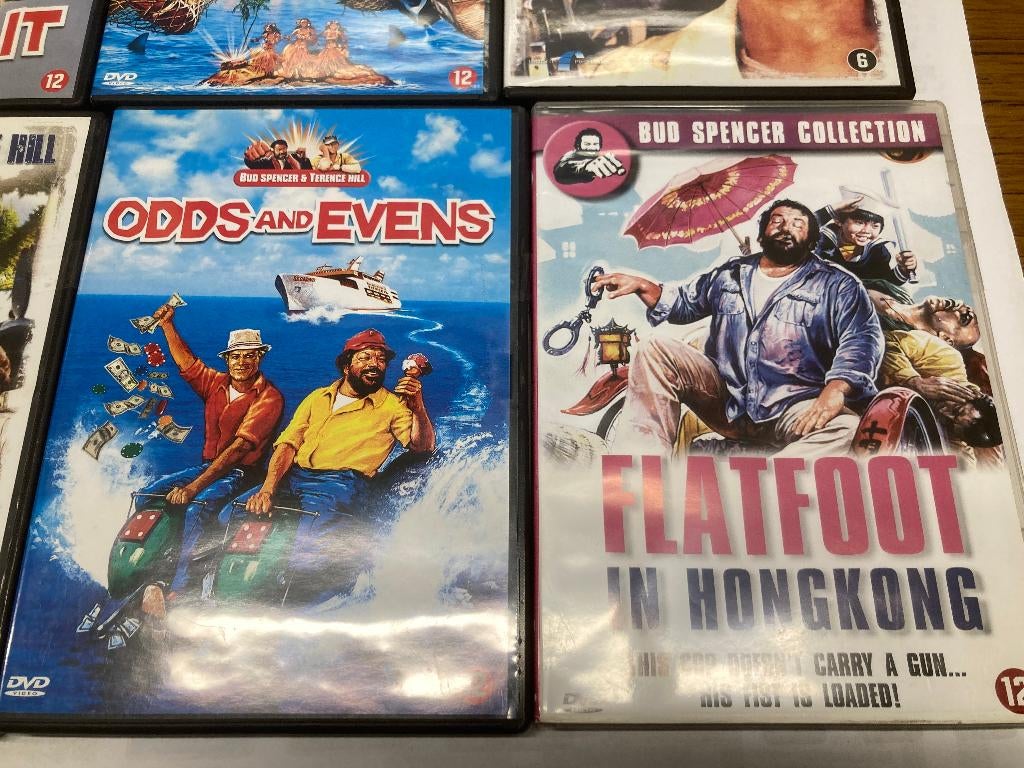 T.K. 11 Bud Spencer & Terrence Hill films op DVD zie lijst, Vanaf 9 jaar, Ophalen of Verzenden, Gebruikt, Actiekomedie