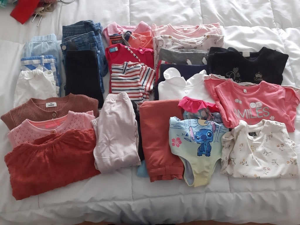 Groot babykleding pakket meisjes Mt 68, Ophalen of Verzenden, Zo goed als nieuw, Maat 68