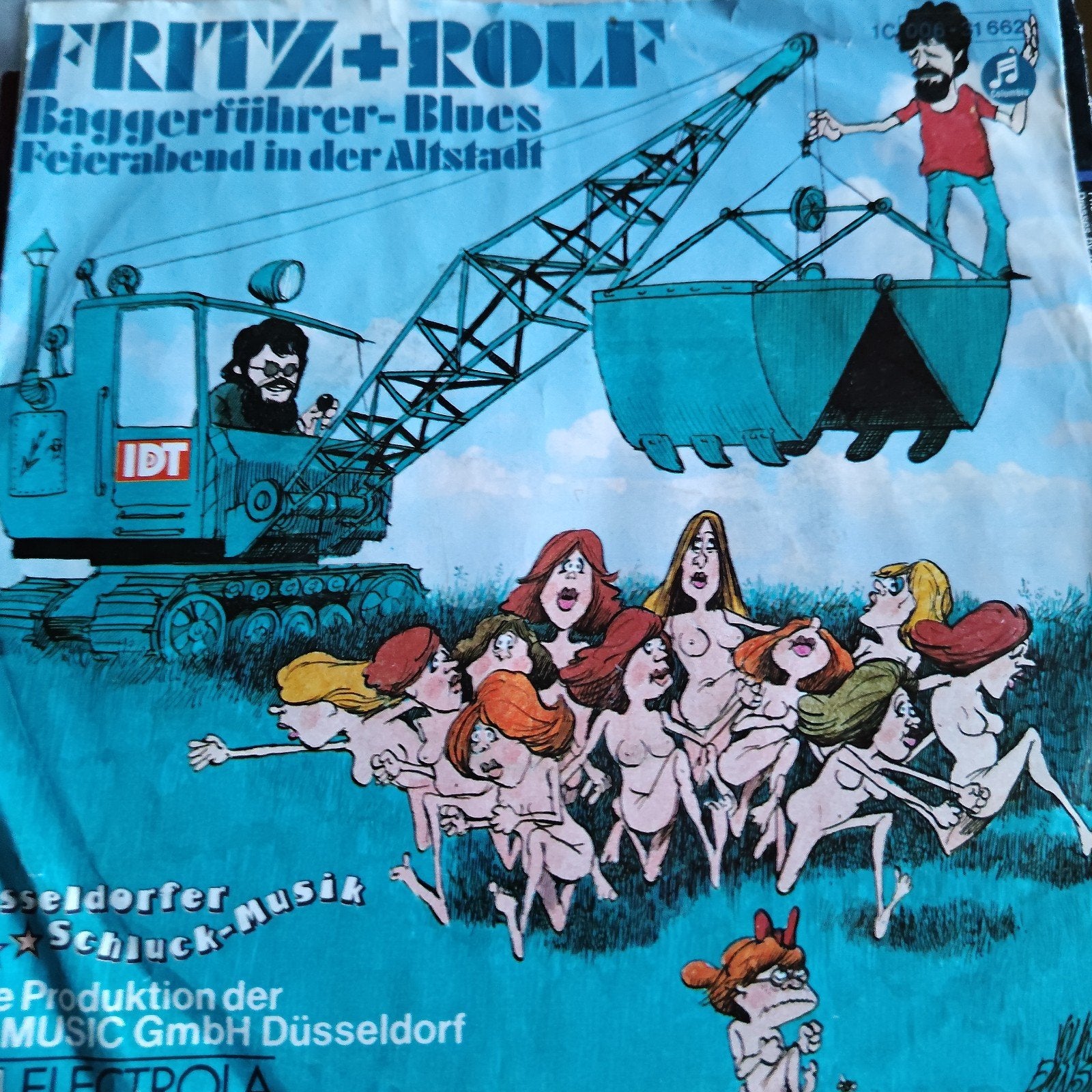 Fritz + Rolf - Baggerführer-Blues/ Feierabend in der Altstad, Ophalen of Verzenden, Gebruikt, 7 inch