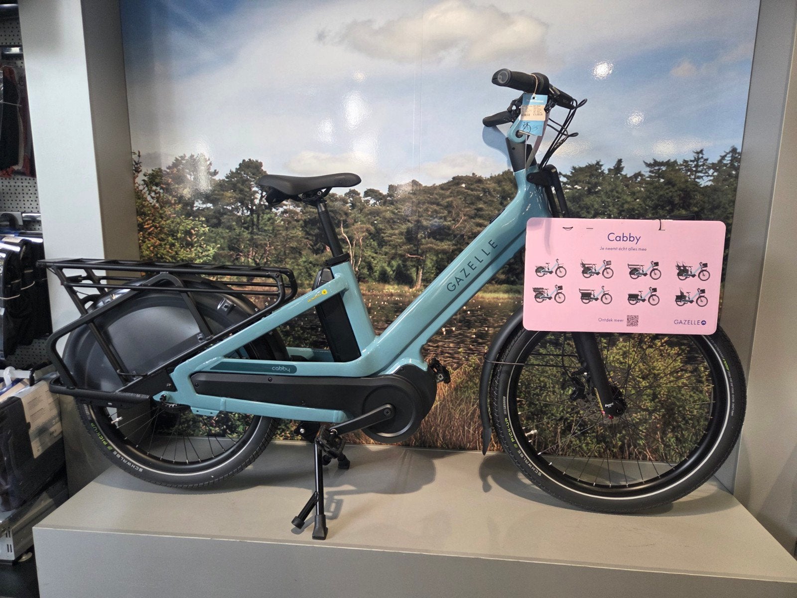 Nieuwe Gazelle Cabby Bakfiets - Nu met korting!, Ophalen, 2 kinderen, Schijfrem, Gazelle