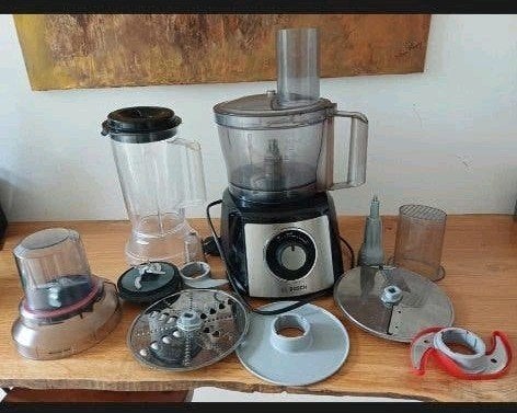 Bosch MultiTalent 3 Foodprocessor, Witgoed en Apparatuur, Keukenmixers, 2 snelheden, Ophalen of Verzenden, Zo goed als nieuw, 2 tot 3 liter