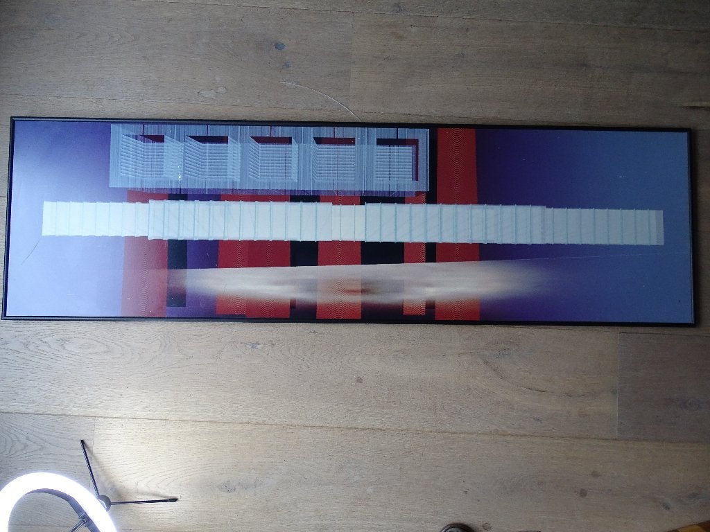 Photo schilderij impressie, Huis en Inrichting, Ophalen, 50 – 75, Oorspronkelijke maker, 125 cm of meer