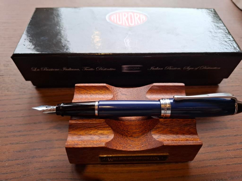 Aurora ipsilon vulpen fine nib, Ophalen of Verzenden, Gebruikt, Vulpen, Overige merken