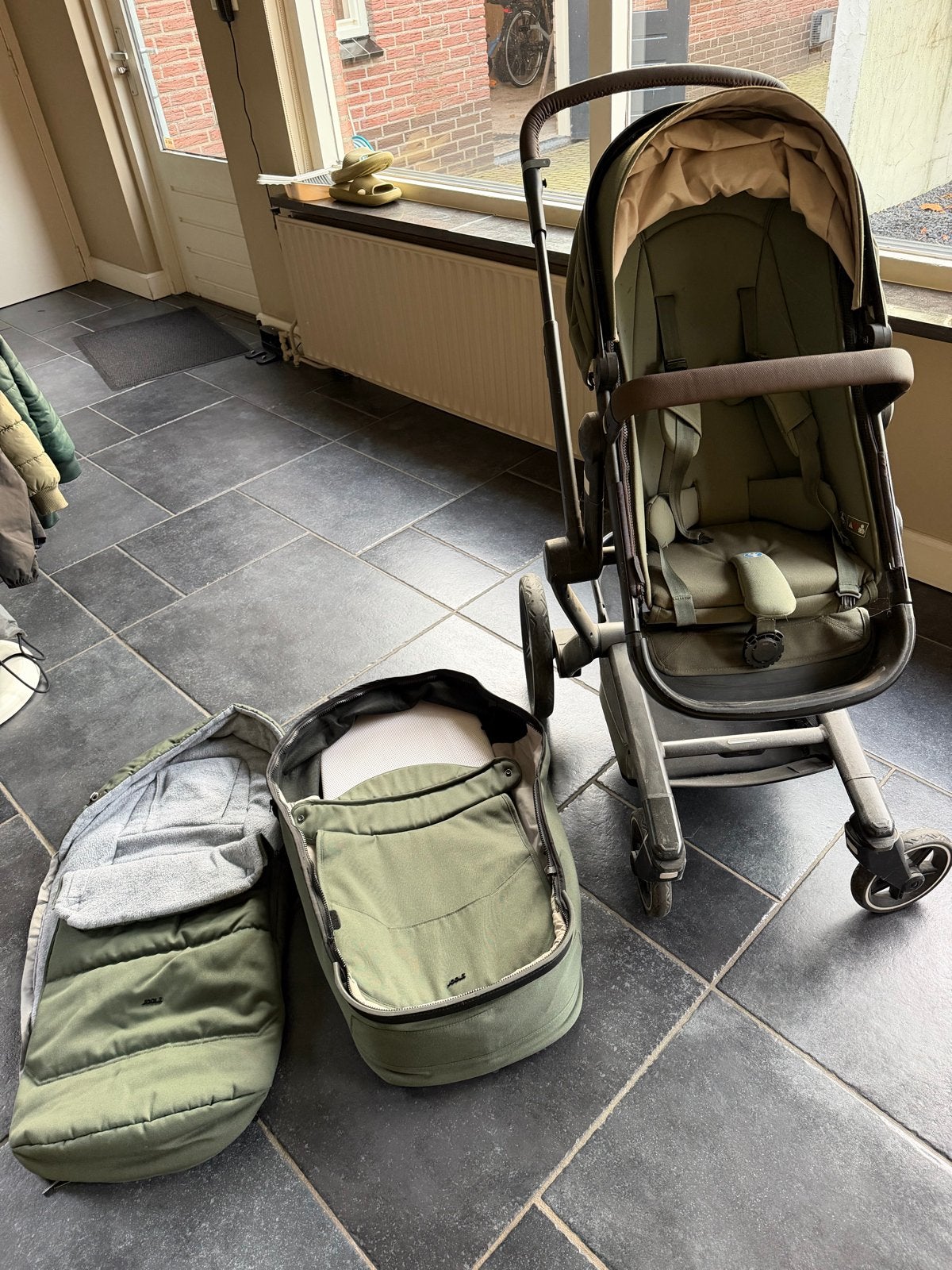 Joolz Day Complete kinderwagen, buggy en voetenzak, Overige merken, Gebruikt, Ophalen of Verzenden, Combiwagen