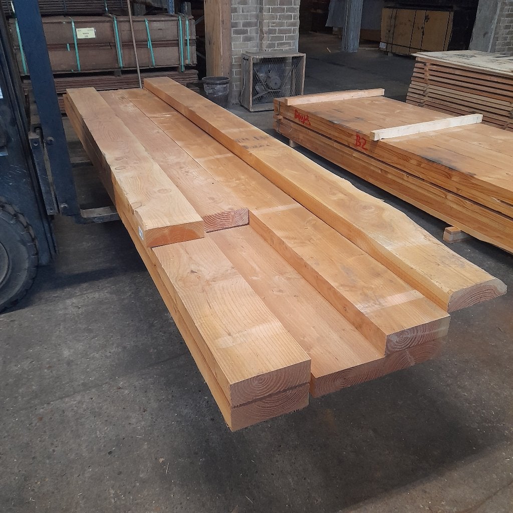 Douglas balken, gordingen, binten, liggers 7,5 x 22,5 cm, Tuin en Terras, Ophalen, Nieuw, 250 cm of meer, Balken