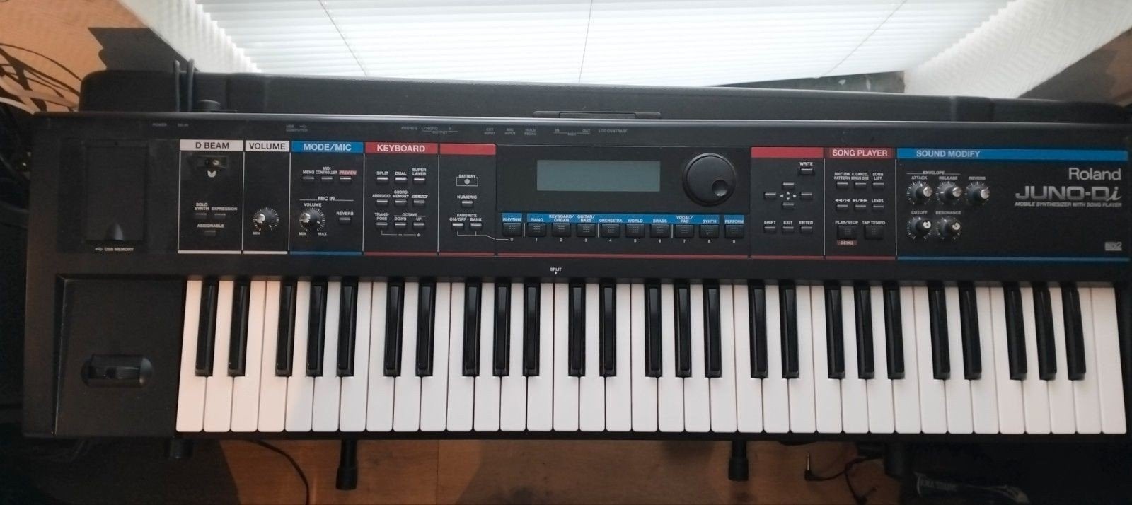 Roland Juno Di, Ophalen, 61 toetsen, Roland