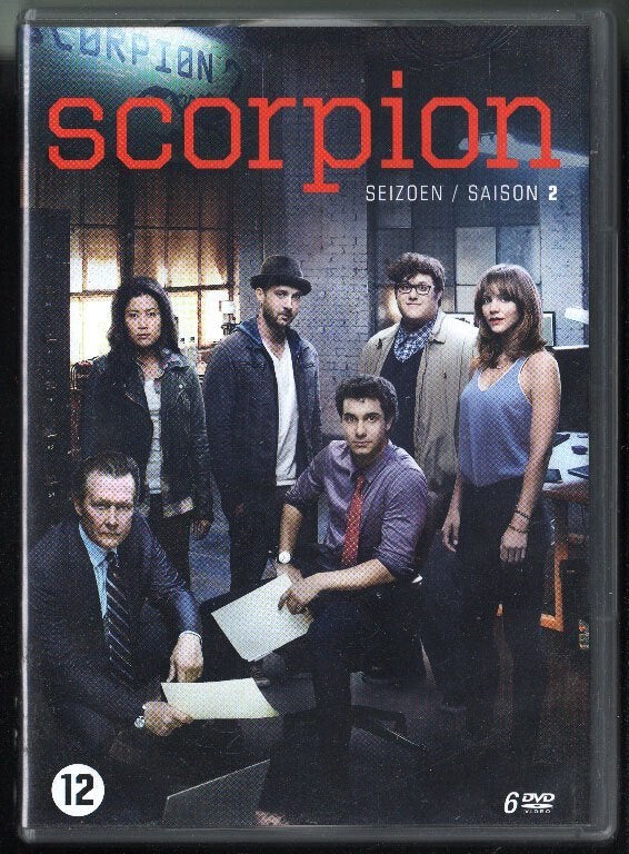 Scorpion seizoen 2. DVD., Gebruikt, Inclusief doosje, Nederlands, Ophalen of Verzenden