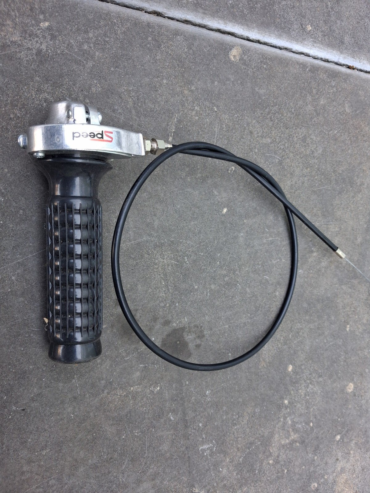 Brommer oldtimer snelgas., Fietsen en Brommers, Brommeronderdelen | Oldtimers, Ophalen, Gebruikt, Overige typen, Overige merken