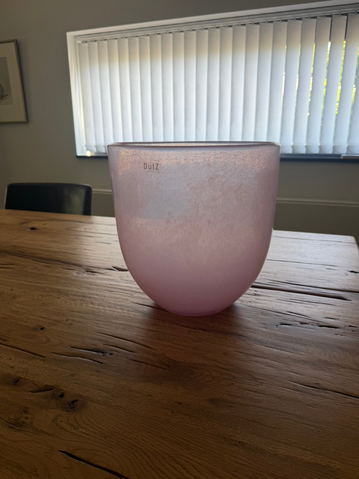 Dutz Grote Glazen Pot/Vaas - 30 cm Hoog, 30 cm Doorsnede, Ophalen, 30 cm, Roze, Glas