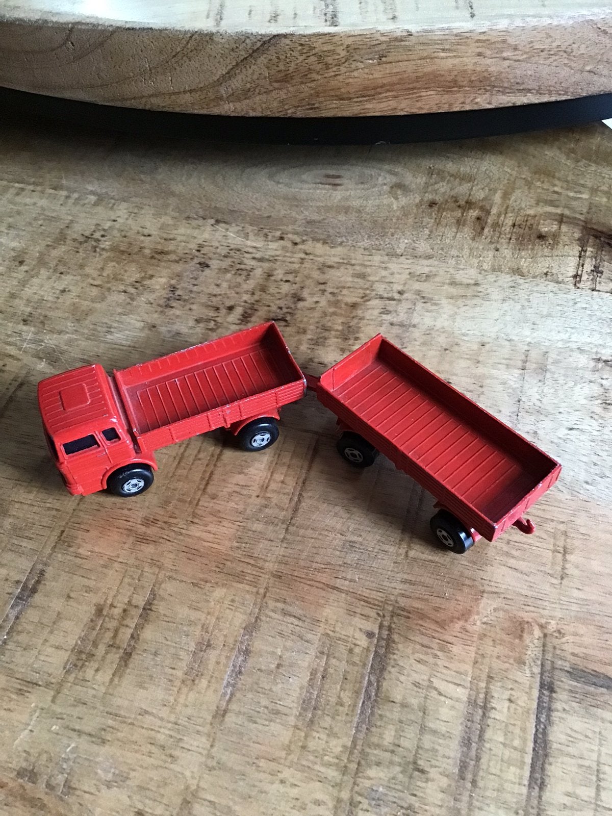 Matchbox truc en trailer. 1978, Ophalen of Verzenden, Zo goed als nieuw, Bus of Vrachtwagen, Matchbox