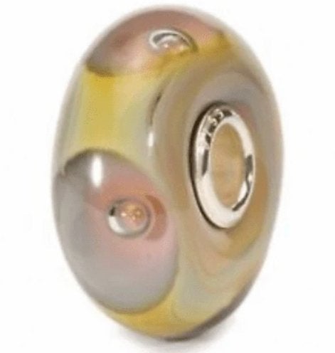 Trollbeads glaskraal ‘luchtbellen’ (retired), Glas of Kristal, Nieuw, Ophalen of Verzenden, Trollbeads