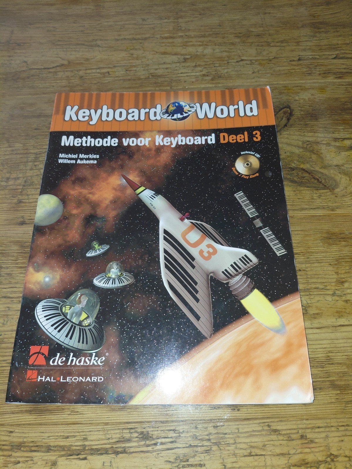 Keyboard World Methode voor Keyboard Deel 3 + CD, Ophalen of Verzenden, Zo goed als nieuw, Instrument, Michiel Merkies, Willem Aukema