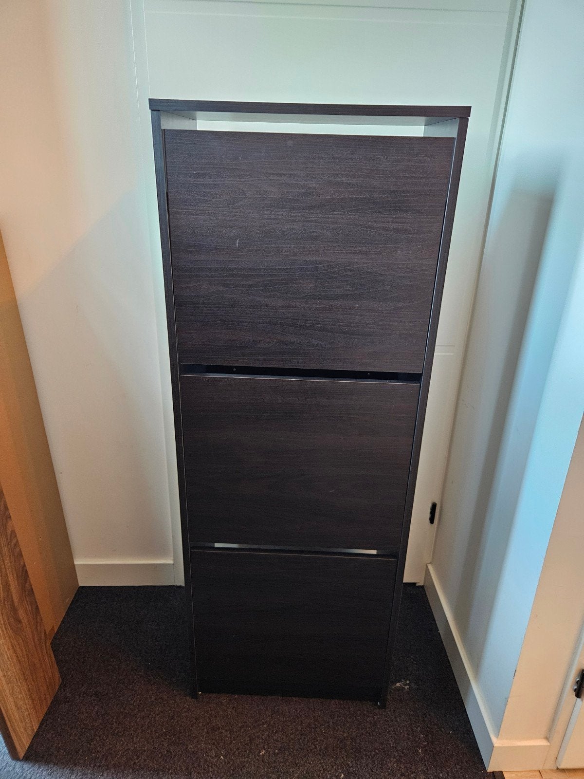 IKEA BISSA schoenenkast met 3 vakken, Ophalen, Gebruikt, Modern, functioneel, ruimtebesparend