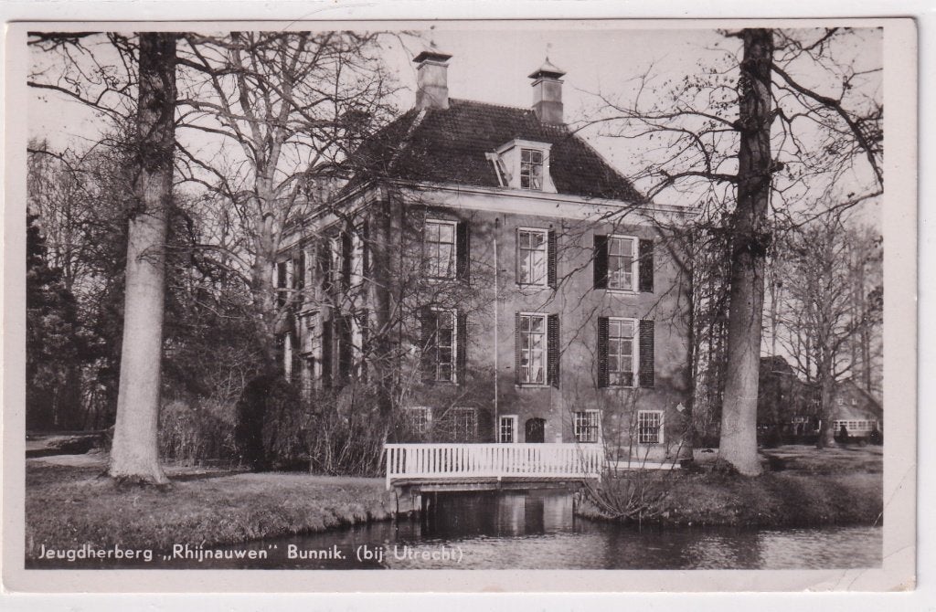 Bunnik jeugdherberg  Rhijnauwen, Ophalen of Verzenden, 1940 tot 1960, Gelopen, Utrecht