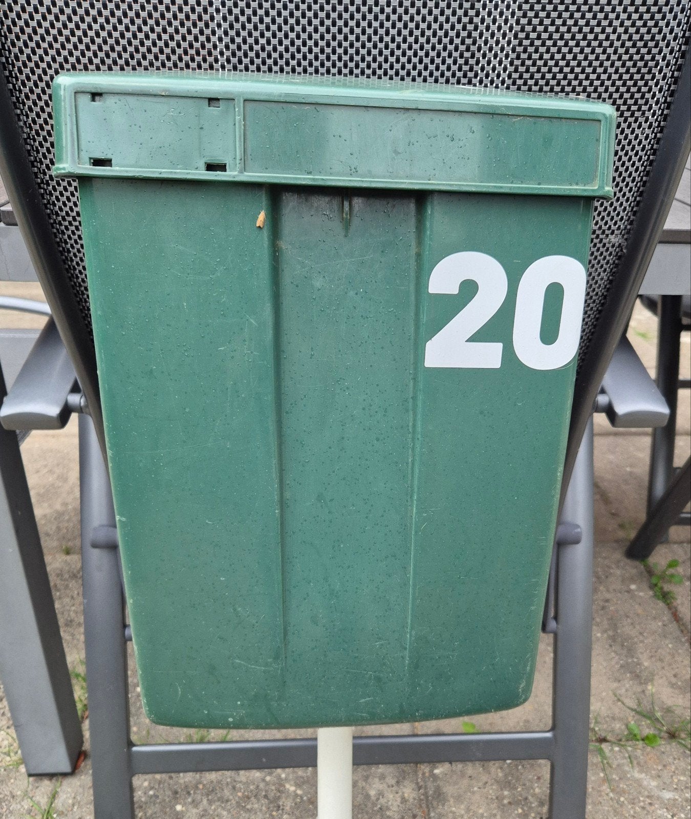 Groene PTT Post brievenbus, Tuin en Terras, Brievenbussen, Ophalen of Verzenden, Gebruikt, Kunststof