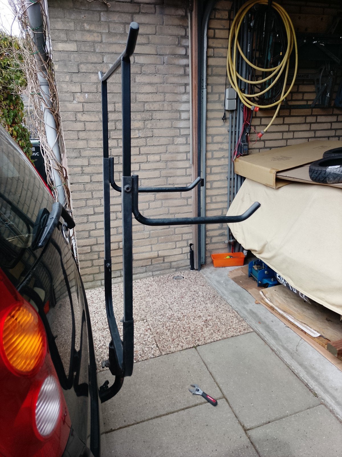 Fietsendrager, hoog model., Ophalen of Verzenden, Voor, Achterklep