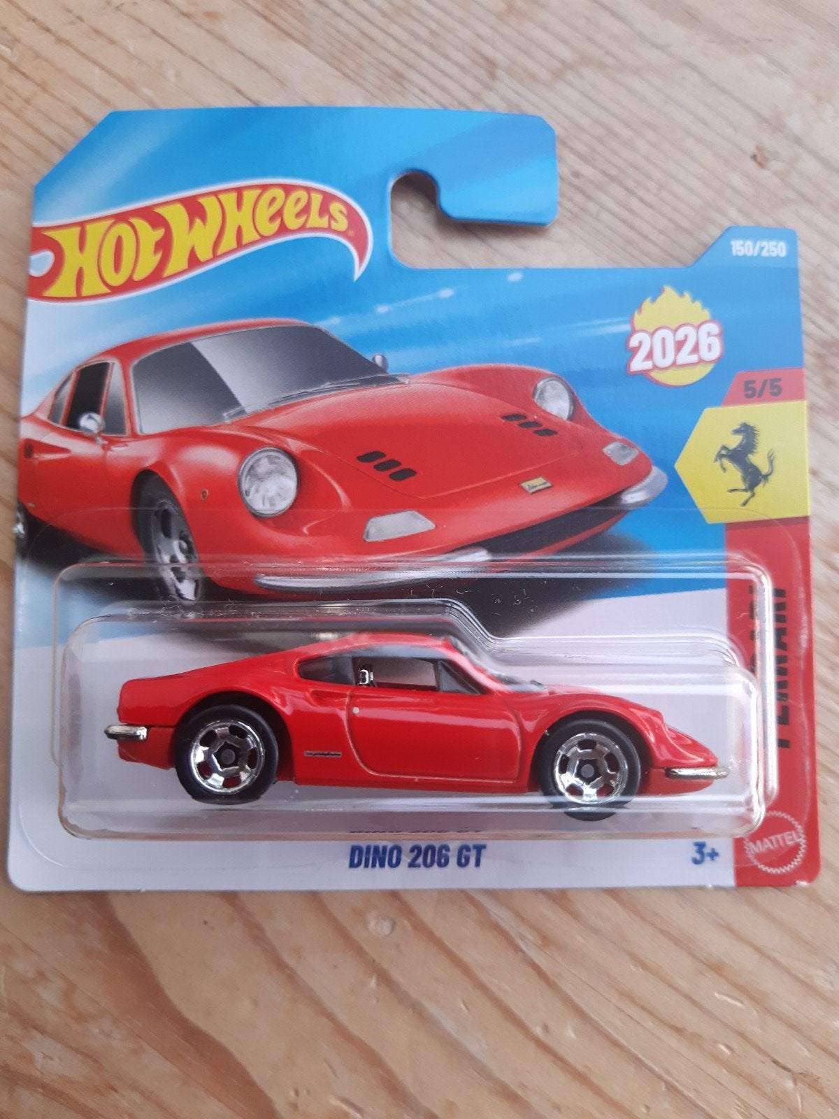 Hotwheels Ferrari Dino, Ophalen of Verzenden, Auto