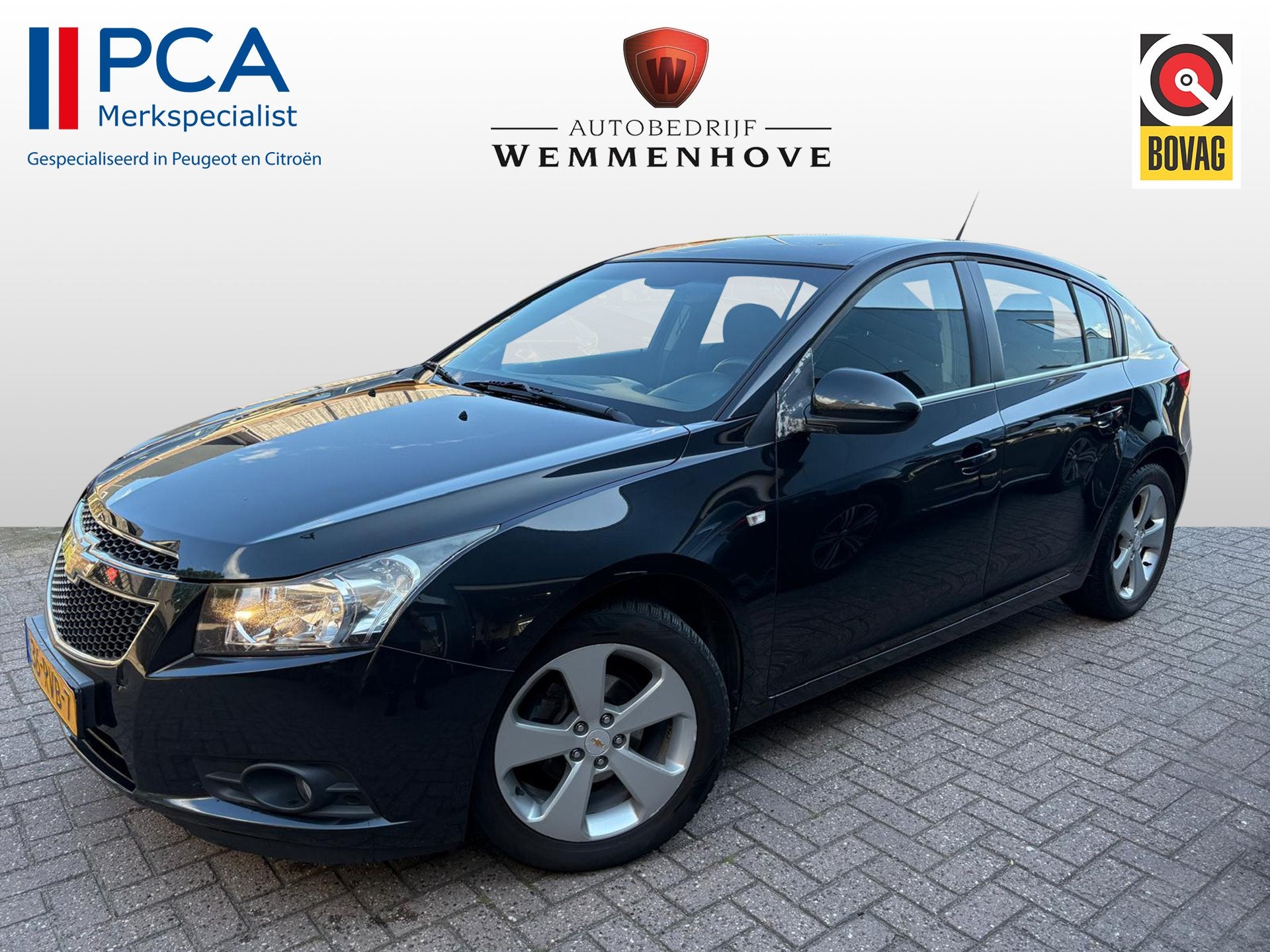 Chevrolet Cruze 1.8 LTZ (bj 2011), Voorwielaandrijving, Gebruikt, Zwart, 4 cilinders
