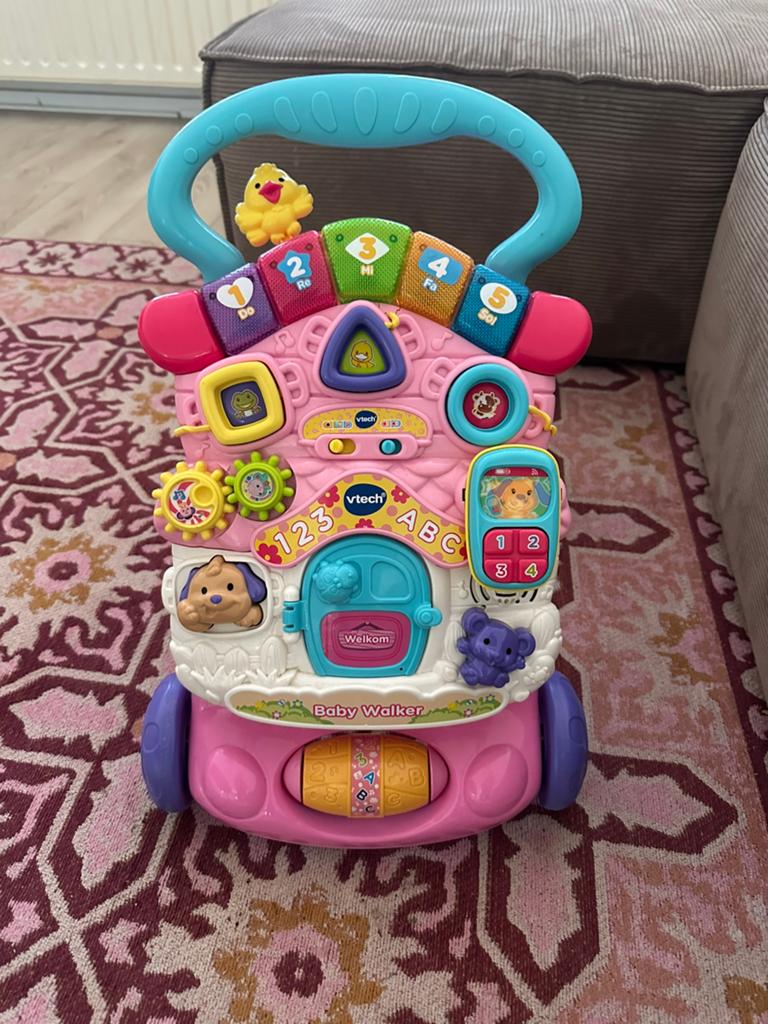 VTech loopwagen, Kinderen en Baby's, Speelgoed | Vtech, Ophalen, Zo goed als nieuw, 6 maanden tot 2 jaar