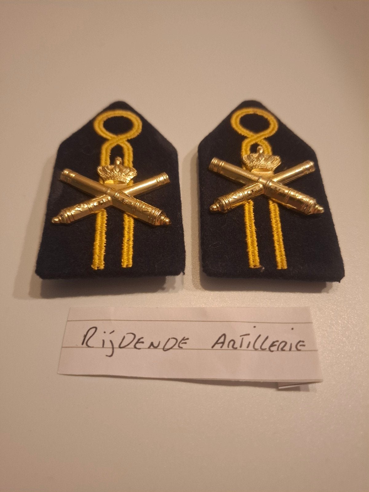 Rijdende Artillerie - Koninklijke Landmacht, Verzamelen, Ophalen of Verzenden, Landmacht, Nederland, Embleem of Badge