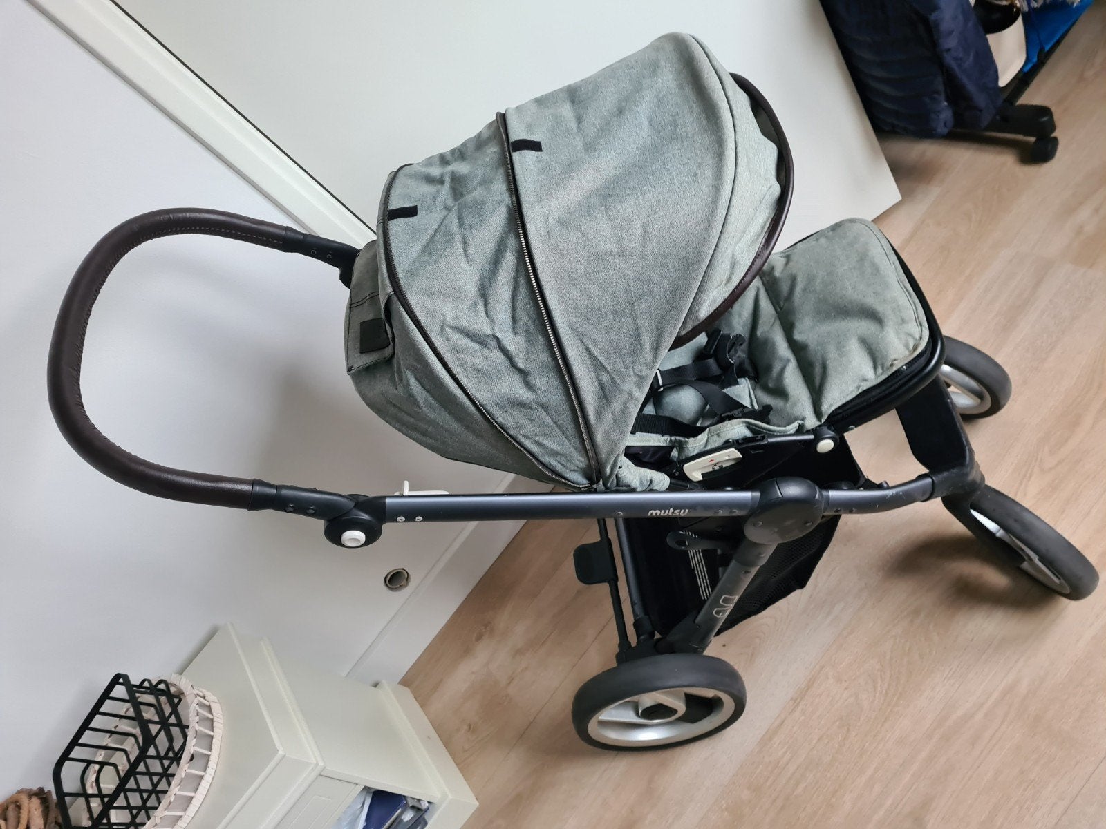 Mutsy Igo kinderwagen met reiswieg - Compact en compleet, Gebruikt, Ophalen of Verzenden, Combiwagen, Mutsy