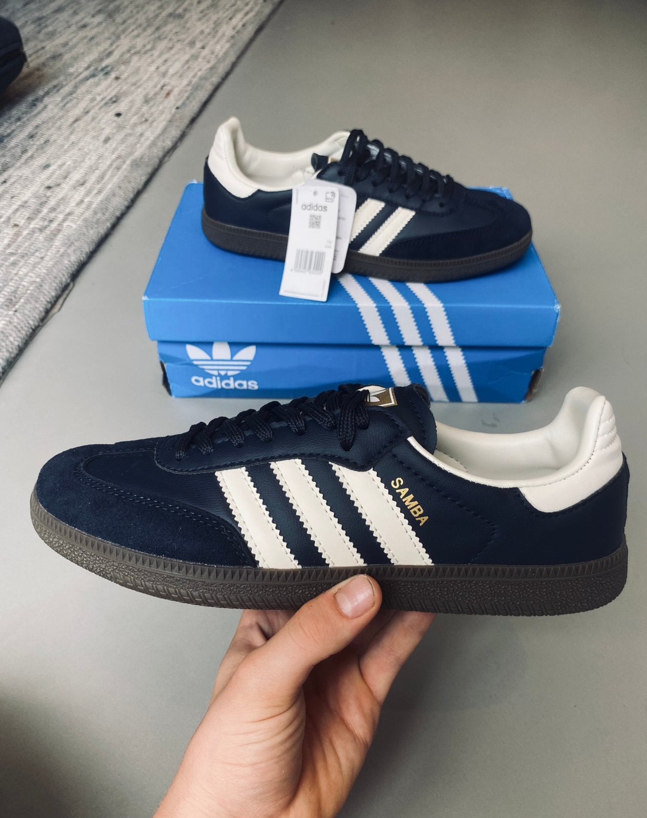 Adidas samba navy blue 41,5, Kleding | Heren, Blauw, Nieuw, Ophalen of Verzenden, Sneakers of Gympen