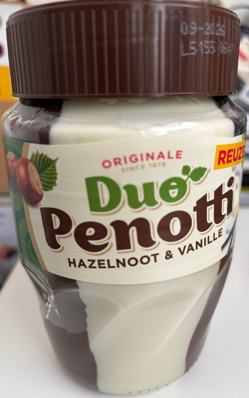 Duo Penotti hazelnoot & vanille 800 gram, Ophalen