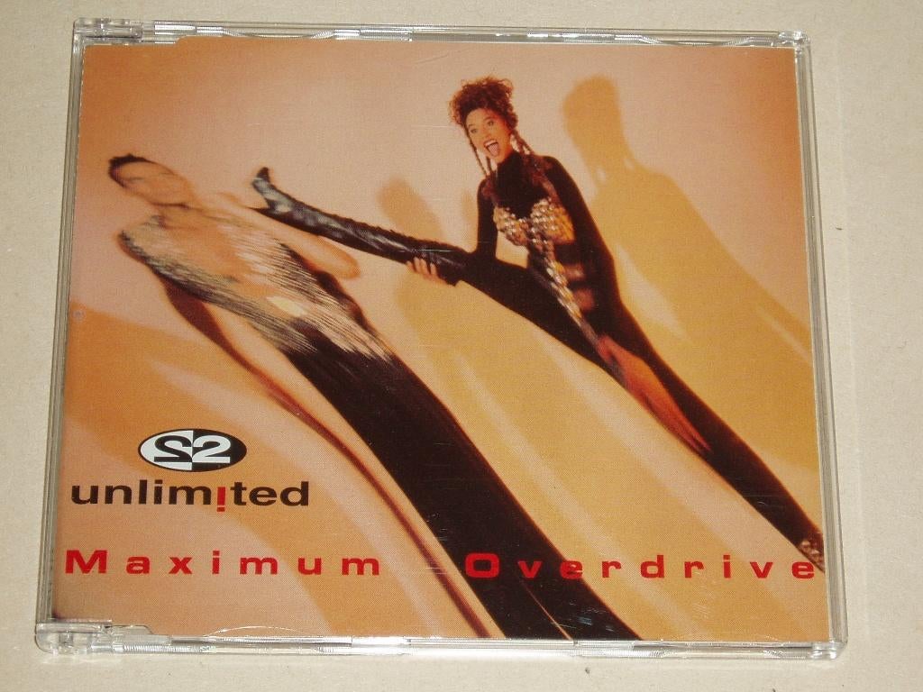 cd single 2 Unlimited - Maximum overdrive , 5 nummers, Verzenden, Gebruikt, Pop